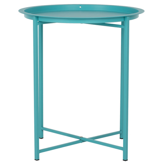 ΤΡΑΠΕΖΙ ΠΤΥΣΣΟΜΕΝΟ ΜΕ ΑΠΟΣΠΩΜΕΝΟ ΔΙΣΚΟ SAMUEL ΜΕΤΑΛΛΙΚΟ ΤΙΡΚΟΥΑΖ Φ46x53