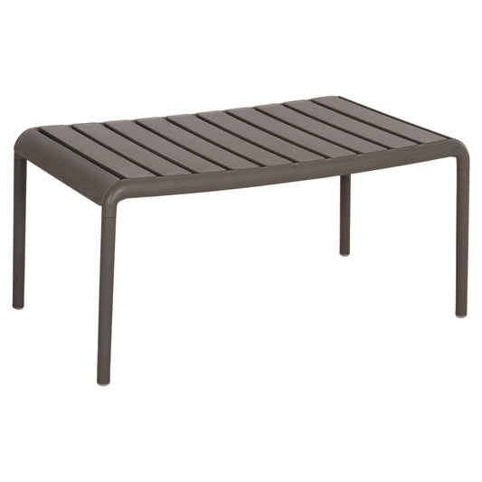 OUTDOOR LOW LIVING ROOM TABLE KORVER POLYPROPYLENE DARK OLIVE 100x60x46