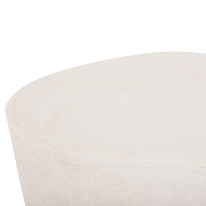 ΤΡΑΠΕΖΙ ΣΑΛΟΝΙΟΥ ΣΕΙΡΑ SANTORINI HM18053 MDF ΣΕ ΥΠΟΛΕΥΚΟ ΧΡΩΜΑ 54x61x40,5Υεκ.
