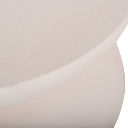ΤΡΑΠΕΖΙ ΣΑΛΟΝΙΟΥ ANNA FIBER CEMENT ΣΕ ΛΕΥΚΟ Φ92x44.5
