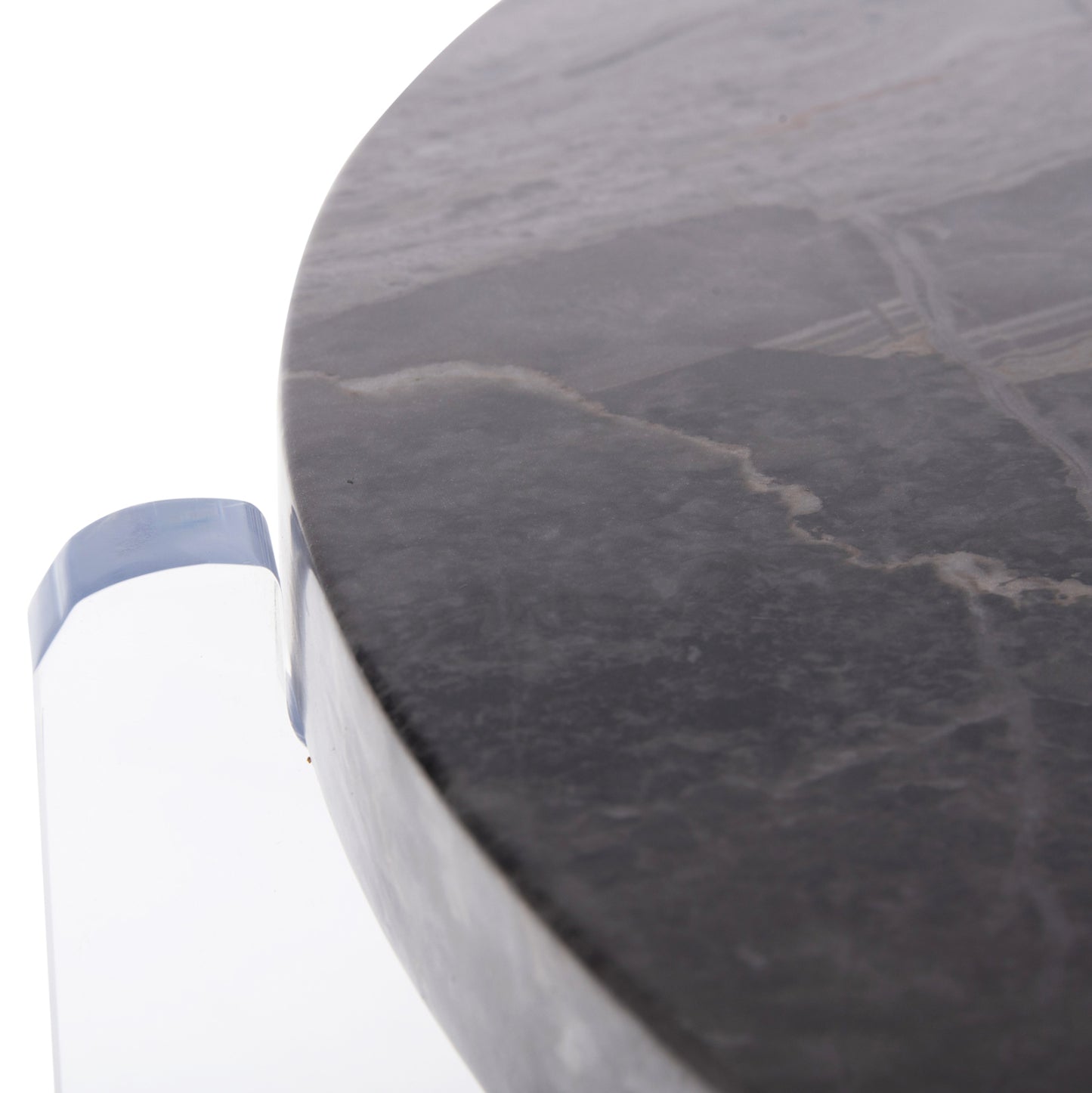 ΤΡΑΠΕΖΙ ΣΑΛΟΝΙΟΥ ACRYCON MDF ME ΥΔΑΤΟΑΠΩΘΗΤΙΚΗ ΕΠΙΣΤΡΩΣΗ ΑΚΡΥΛΙΚΑ ΠΟΔΙΑ Φ64x51