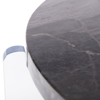 ΤΡΑΠΕΖΙ ΣΑΛΟΝΙΟΥ ACRYCON MDF ME ΥΔΑΤΟΑΠΩΘΗΤΙΚΗ ΕΠΙΣΤΡΩΣΗ ΑΚΡΥΛΙΚΑ ΠΟΔΙΑ Φ64x51