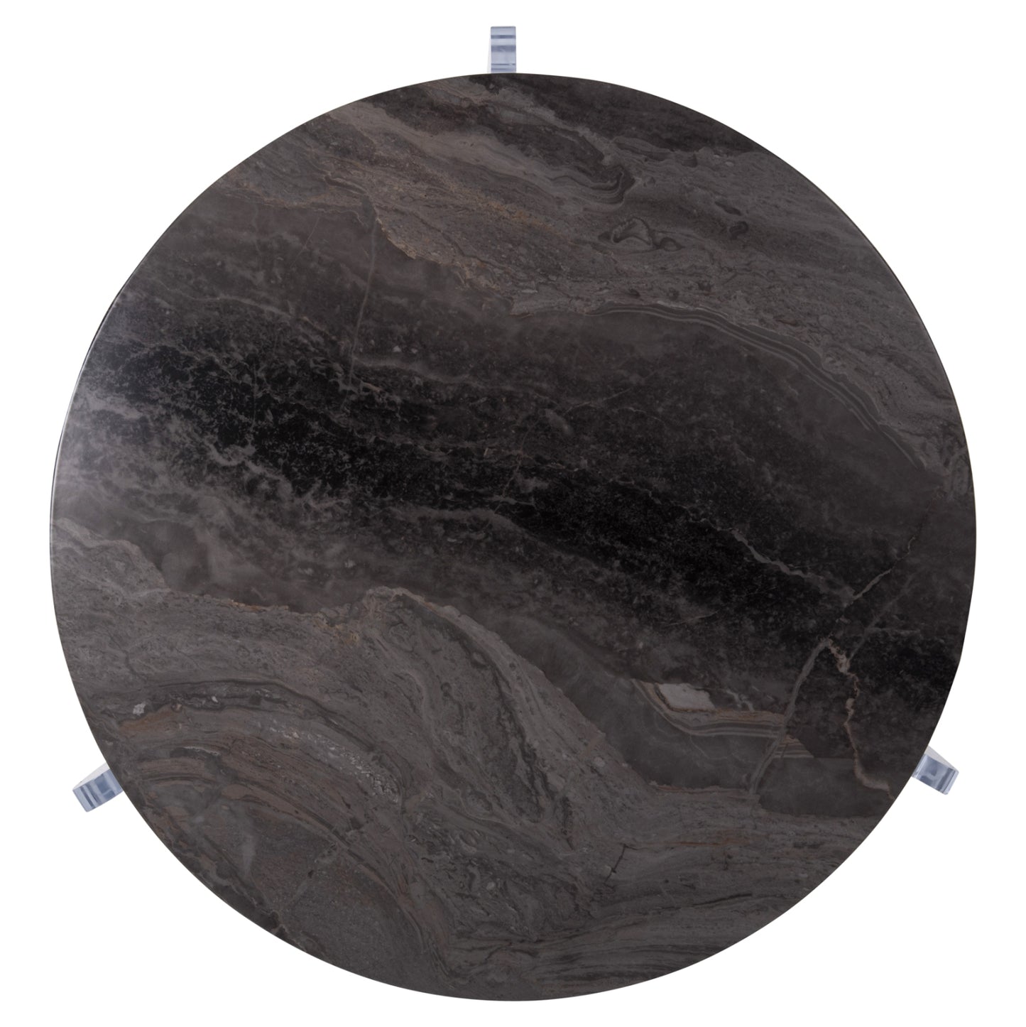 ΤΡΑΠΕΖΙ ΣΑΛΟΝΙΟΥ ACRYCON MDF ME ΥΔΑΤΟΑΠΩΘΗΤΙΚΗ ΕΠΙΣΤΡΩΣΗ ΑΚΡΥΛΙΚΑ ΠΟΔΙΑ Φ64x51
