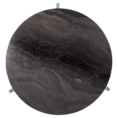 ΤΡΑΠΕΖΙ ΣΑΛΟΝΙΟΥ ACRYCON MDF ME ΥΔΑΤΟΑΠΩΘΗΤΙΚΗ ΕΠΙΣΤΡΩΣΗ ΑΚΡΥΛΙΚΑ ΠΟΔΙΑ Φ64x51