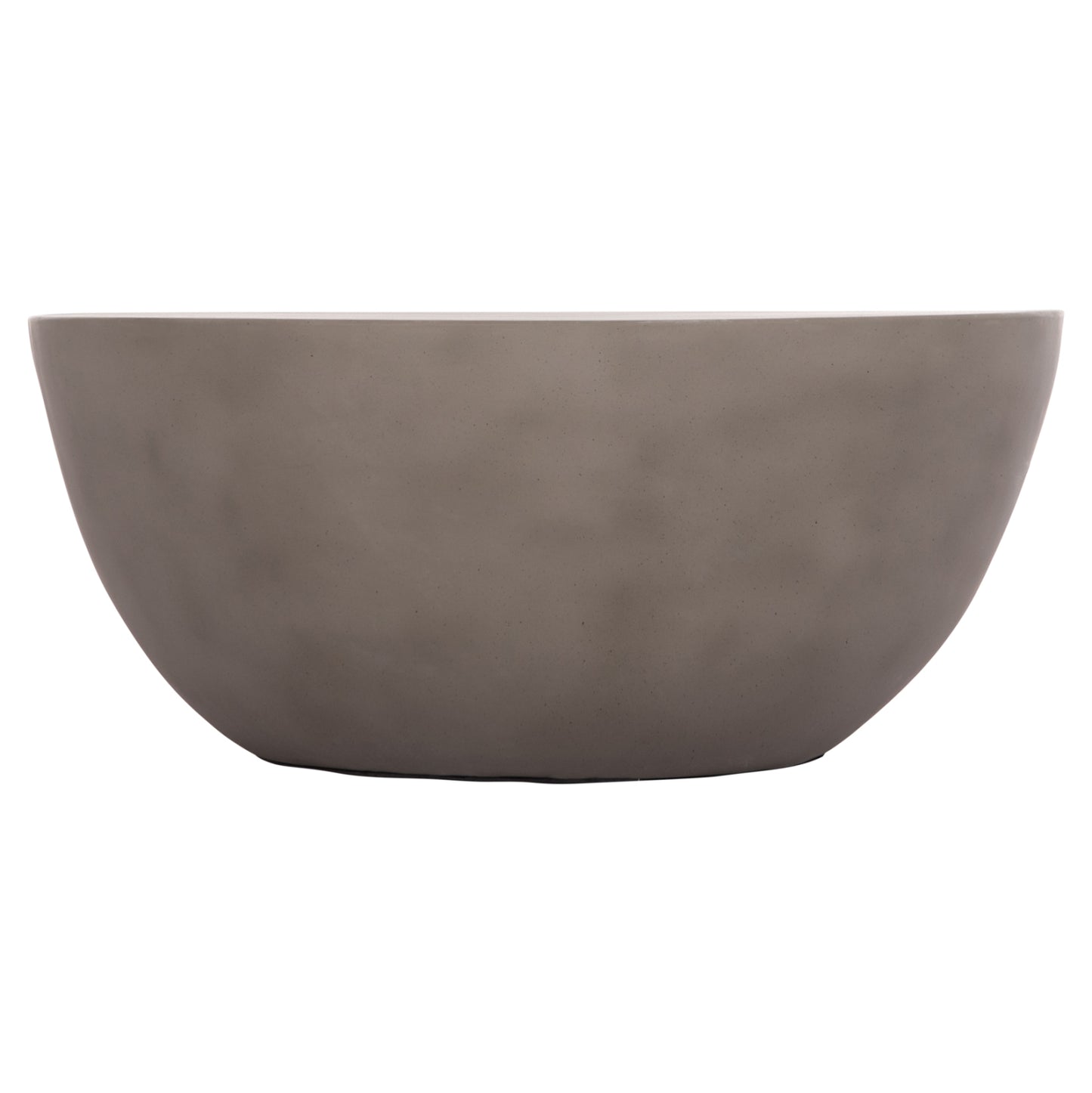 ΤΡΑΠΕΖΙ ΣΑΛΟΝΙΟΥ ΣΤΡΟΓΓΥΛΟ ALLAN FIBER CEMENT ΣΕ ΓΚΡΙ Φ92x49