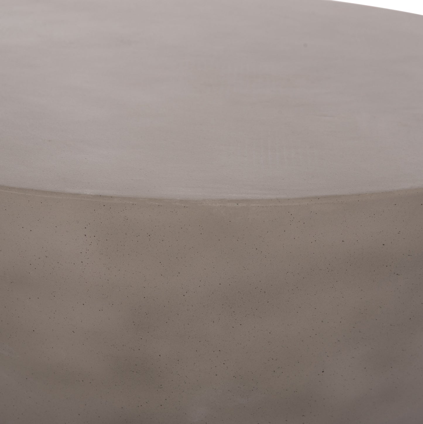 ΤΡΑΠΕΖΙ ΣΑΛΟΝΙΟΥ ΣΤΡΟΓΓΥΛΟ ALLAN FIBER CEMENT ΣΕ ΓΚΡΙ Φ92x49