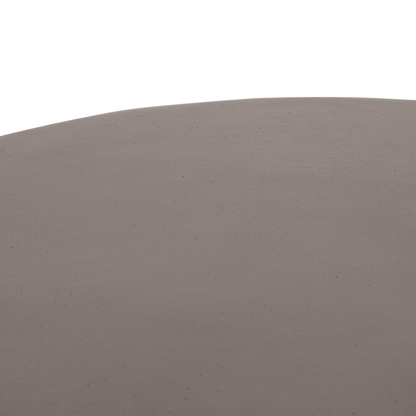 ΤΡΑΠΕΖΙ ΣΑΛΟΝΙΟΥ ΣΤΡΟΓΓΥΛΟ ALLAN FIBER CEMENT ΣΕ ΓΚΡΙ Φ92x49