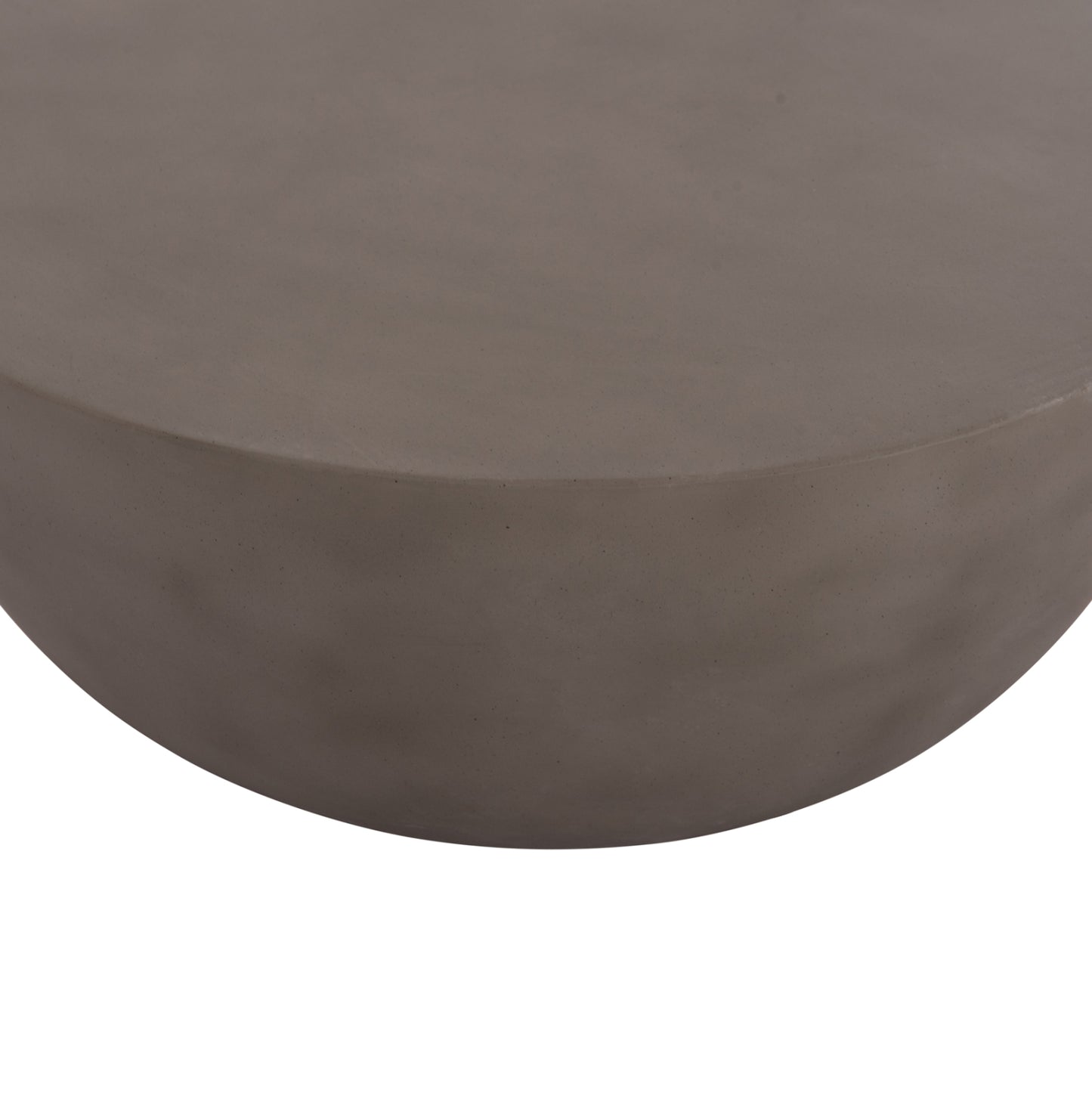 ΤΡΑΠΕΖΙ ΣΑΛΟΝΙΟΥ ΣΤΡΟΓΓΥΛΟ ALLAN FIBER CEMENT ΣΕ ΓΚΡΙ Φ92x49