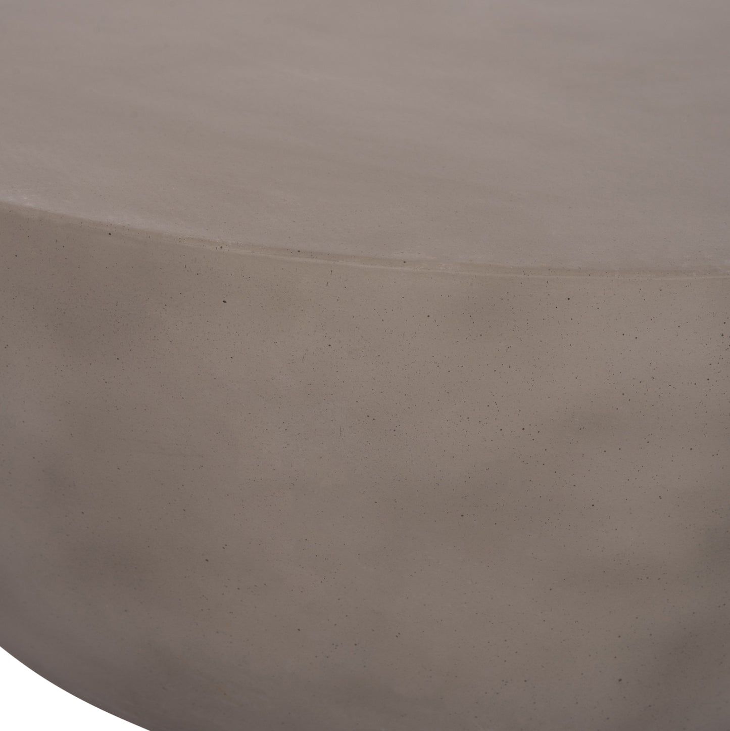 ΤΡΑΠΕΖΙ ΣΑΛΟΝΙΟΥ ΣΤΡΟΓΓΥΛΟ ALLAN FIBER CEMENT ΣΕ ΓΚΡΙ Φ92x49
