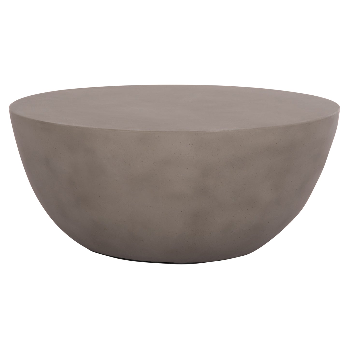 ΤΡΑΠΕΖΙ ΣΑΛΟΝΙΟΥ ΣΤΡΟΓΓΥΛΟ ALLAN FIBER CEMENT ΣΕ ΓΚΡΙ Φ92x49