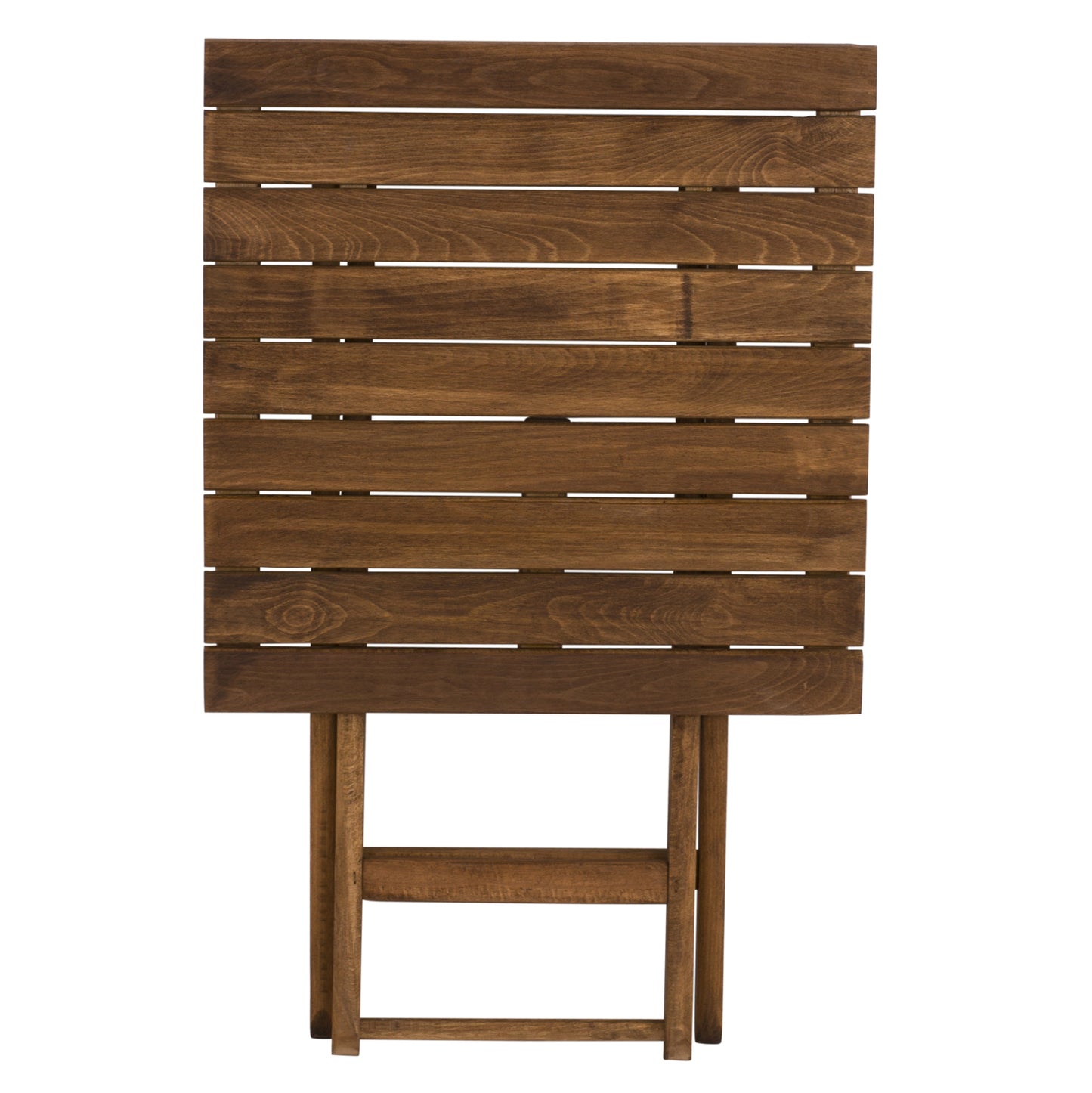 DIRECTOR'S TABLE LEMNOS SOLID BEECH WALNUT IMPREGNATION 60x60x77
