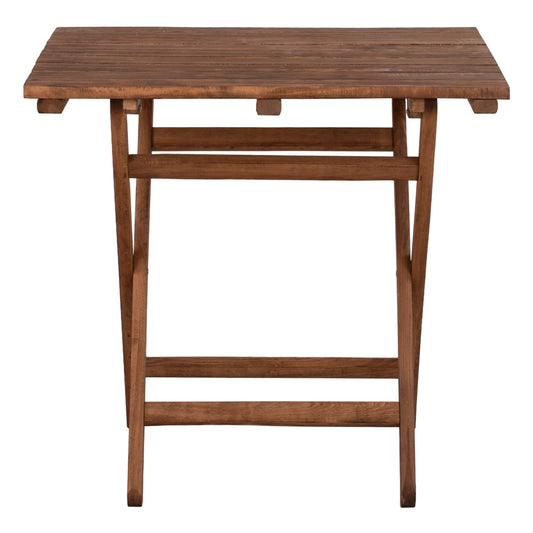 DIRECTOR'S TABLE LEMNOS SOLID BEECH WALNUT IMPREGNATION 60x80cm