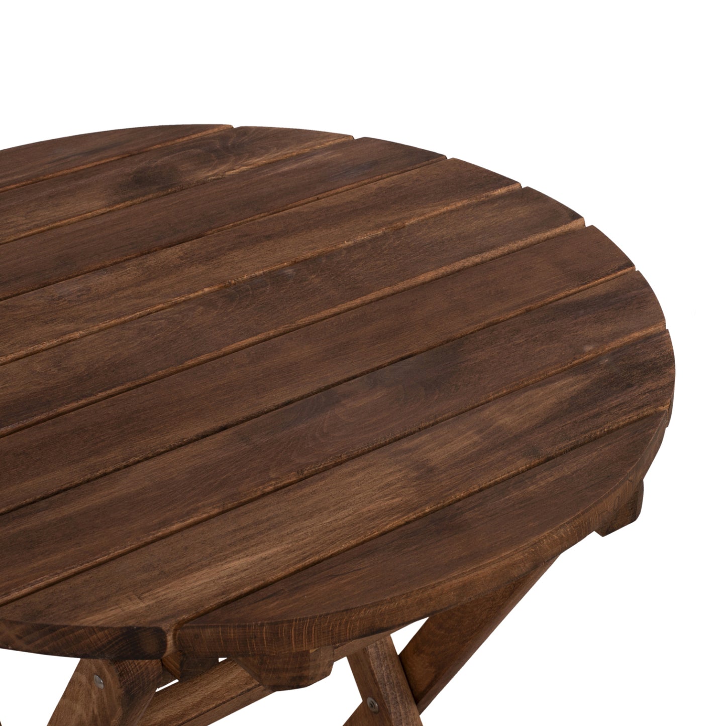 DIRECTOR'S TABLE LEMNOS SOLID BEECH WALNUT IMPREGNATION F60x76