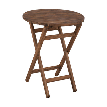 DIRECTOR'S TABLE LEMNOS SOLID BEECH WALNUT IMPREGNATION F60x76