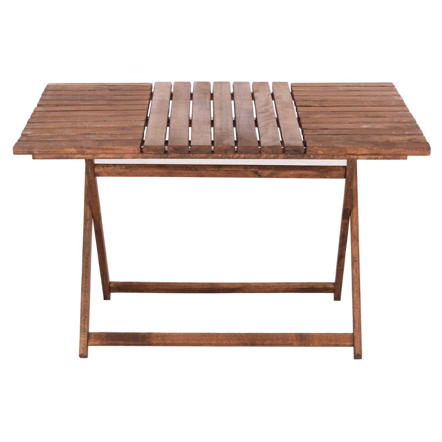 DIRECTOR'S TABLE LEMNOS SOLID BEECH WALNUT IMPREGNATION 120x80x75