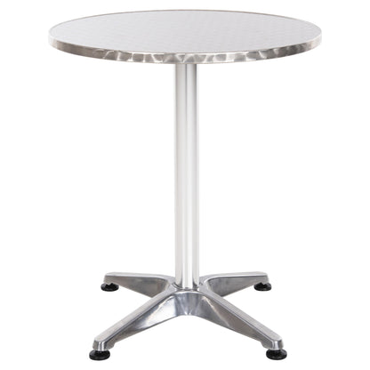 FRODO ROUND ALUMINUM TABLE METAL COLOR 4-LEG BASE D59.5x69.5