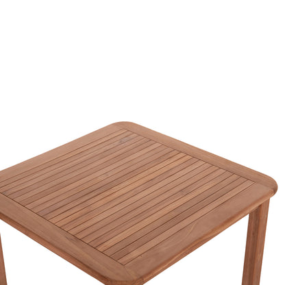 ΤΡΑΠΕΖΙ ΤΕΤΡΑΓΩΝΟ PRESSCOT ΞΥΛΟ TEAK ΦΥΣΙΚΟ 80x80x76