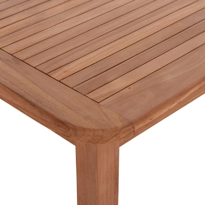 ΤΡΑΠΕΖΙ ΤΕΤΡΑΓΩΝΟ PRESSCOT ΞΥΛΟ TEAK ΦΥΣΙΚΟ 80x80x76