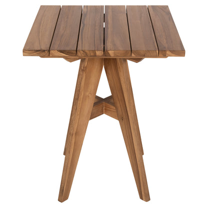 ΤΡΑΠΕΖΙ ΤΕΤΡΑΓΩΝΟ LEO HM9860.11 ΜΑΣΙΦ ΞΥΛΟ ΤΕΑΚ 60x60x75Υεκ.