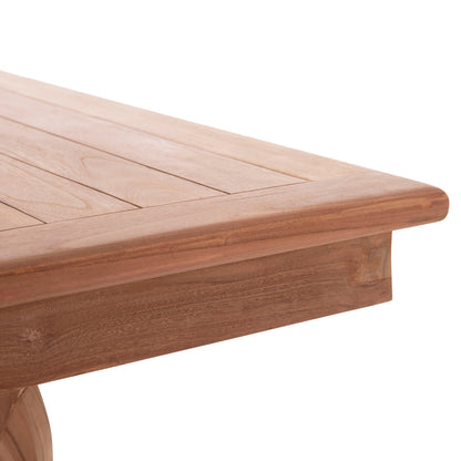 ΤΡΑΠΕΖΙ ΤΡΑΠΕΖΑΡΙΑΣ WONDER ΞΥΛΟ TEAK ΦΥΣΙΚΟ 180x91x75
