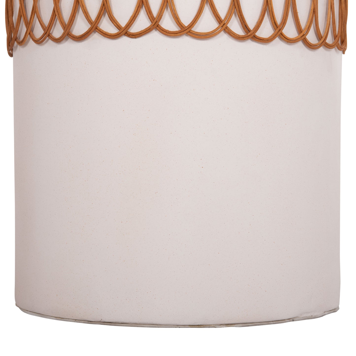 ΒΟΗΘΗΤΙΚΟ ΤΡΑΠΕΖΙ PRILEP FIBER CEMENT ΛΕΥΚΟ & RATTAN Φ60x76,5