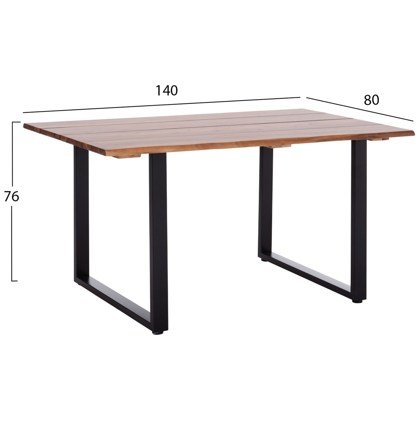 ΤΡΑΠΕΖΙ ΤΡΑΠΕΖΑΡΙΑΣ FRIGGO ΞΥΛΟ ΑΚΑΚΙΑΣ 140x80x76