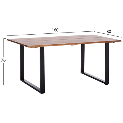 ΤΡΑΠΕΖΙ ΤΡΑΠΕΖΑΡΙΑΣ FRIGGO ΞΥΛΟ ΑΚΑΚΙΑΣ 160x80x76