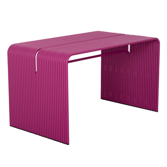 DINING TABLE INTREPID ALUMINUM PURPLE 120x70x70.5