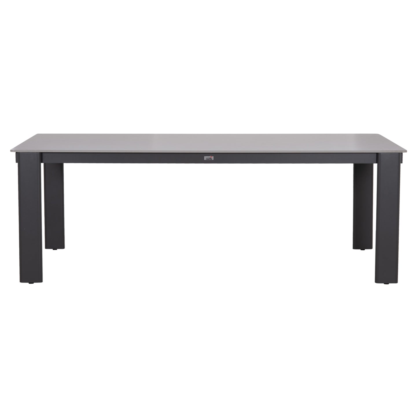 ΤΡΑΠΕΖΙ ΤΡΑΠΕΖΑΡΙΑΣ PUNDER ΓΚΡΙ ΑΛΟΥΜΙΝΙΟ-SINTERED STONE TOP 220x100x76
