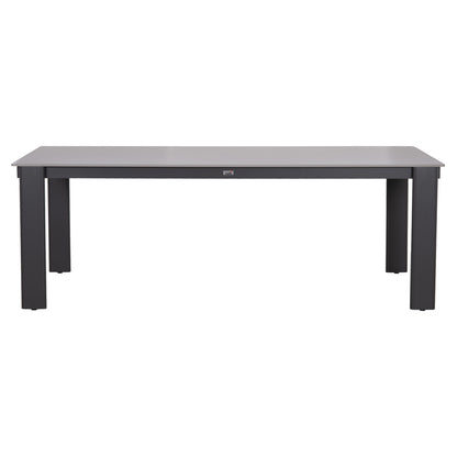 ΤΡΑΠΕΖΙ ΤΡΑΠΕΖΑΡΙΑΣ PUNDER ΓΚΡΙ ΑΛΟΥΜΙΝΙΟ-SINTERED STONE TOP 220x100x76