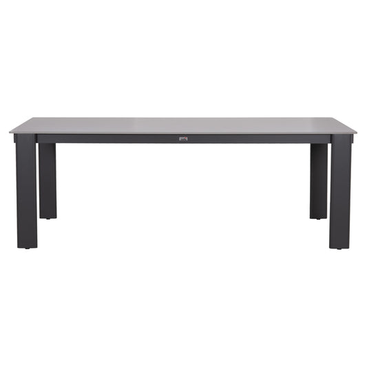 ΤΡΑΠΕΖΙ ΤΡΑΠΕΖΑΡΙΑΣ PUNDER ΓΚΡΙ ΑΛΟΥΜΙΝΙΟ-SINTERED STONE TOP 220x100x76
