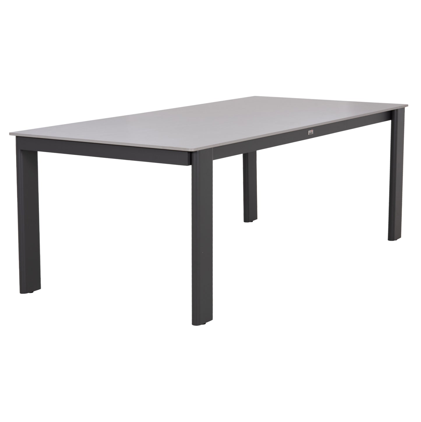 ΤΡΑΠΕΖΙ ΤΡΑΠΕΖΑΡΙΑΣ PUNDER ΓΚΡΙ ΑΛΟΥΜΙΝΙΟ-SINTERED STONE TOP 220x100x76