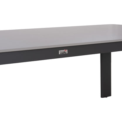 ΤΡΑΠΕΖΙ ΤΡΑΠΕΖΑΡΙΑΣ PUNDER ΓΚΡΙ ΑΛΟΥΜΙΝΙΟ-SINTERED STONE TOP 220x100x76