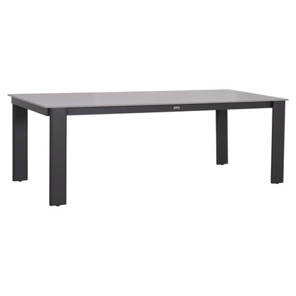ΤΡΑΠΕΖΙ ΤΡΑΠΕΖΑΡΙΑΣ PUNDER ΓΚΡΙ ΑΛΟΥΜΙΝΙΟ-SINTERED STONE TOP 220x100x76