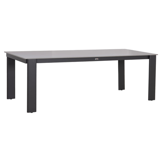 ΤΡΑΠΕΖΙ ΤΡΑΠΕΖΑΡΙΑΣ PUNDER ΓΚΡΙ ΑΛΟΥΜΙΝΙΟ-SINTERED STONE TOP 220x100x76