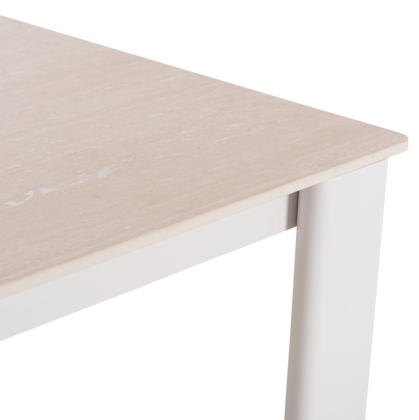 ΤΡΑΠΕΖΙ ΤΡΑΠΕΖΑΡΙΑΣ PUNDER ΚΡΕΜ ΑΛΟΥΜΙΝΙΟ-SINTERED STONE TOP 220x100x76