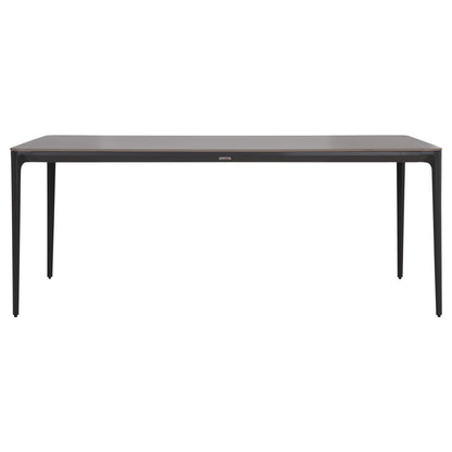 ΤΡΑΠΕΖΙ ΤΡΑΠΕΖΑΡΙΑΣ STAD ΓΚΡΙ ΑΛΟΥΜΙΝΙΟ & SINTERED STONE TOP 180x90x74
