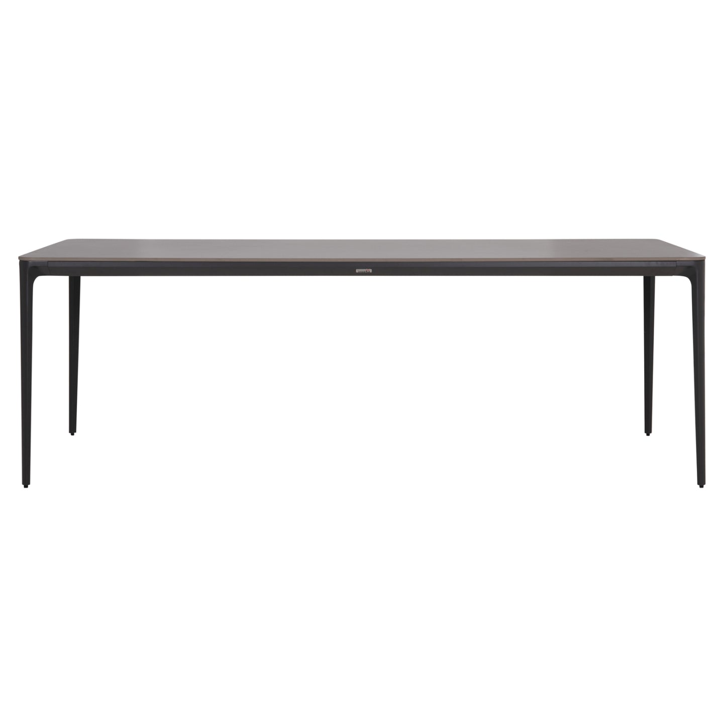 ΤΡΑΠΕΖΙ ΤΡΑΠΕΖΑΡΙΑΣ STAD ΓΚΡΙ ΑΛΟΥΜΙΝΙΟ & SINTERED STONE TOP 220x100x74