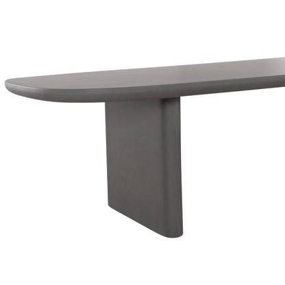 ΤΡΑΠΕΖΙ ΤΡΑΠΕΖΑΡΙΑΣ FIBER CEMENT AZAMI ΓΚΡΙ 300x112x75