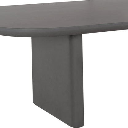 ΤΡΑΠΕΖΙ ΤΡΑΠΕΖΑΡΙΑΣ FIBER CEMENT AZAMI ΓΚΡΙ 300x112x75