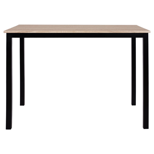ΤΡΑΠΕΖΙ ΤΡΑΠΕΖΑΡΙΑΣ PANYA SONOMA ΜΑΥΡΑ ΠΟΔΙΑ 110x70x76