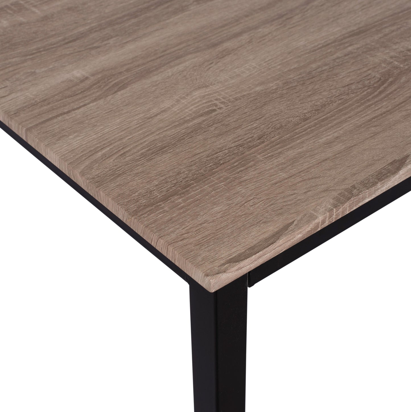 ΤΡΑΠΕΖΙ ΤΡΑΠΕΖΑΡΙΑΣ PANYA SONOMA ΜΑΥΡΑ ΠΟΔΙΑ 110x70x76
