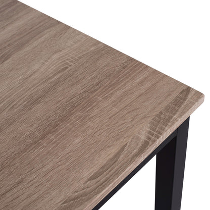 DINING TABLE PANYA SONOMA BLACK LEGS 110x70x76