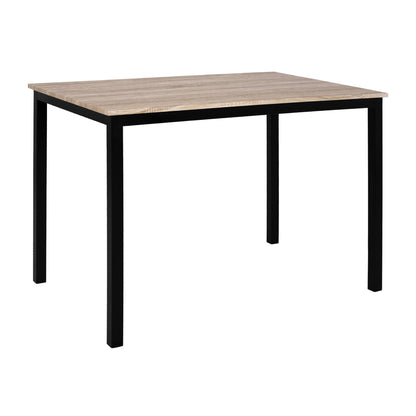 DINING TABLE PANYA SONOMA BLACK LEGS 110x70x76