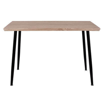 DINING TABLE PALOMA SONOMA BLACK LEGS 120x70x76,5