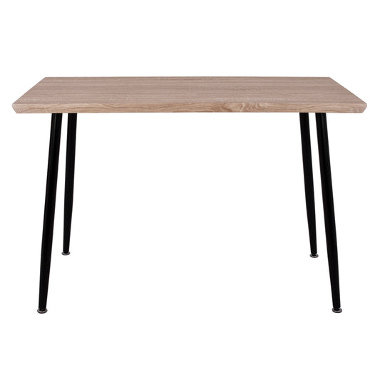 ΤΡΑΠΕΖΙ ΤΡΑΠΕΖΑΡΙΑΣ PALOMA SONΟMA ΜΑΥΡΑ ΠΟΔΙΑ 120x70x76,5