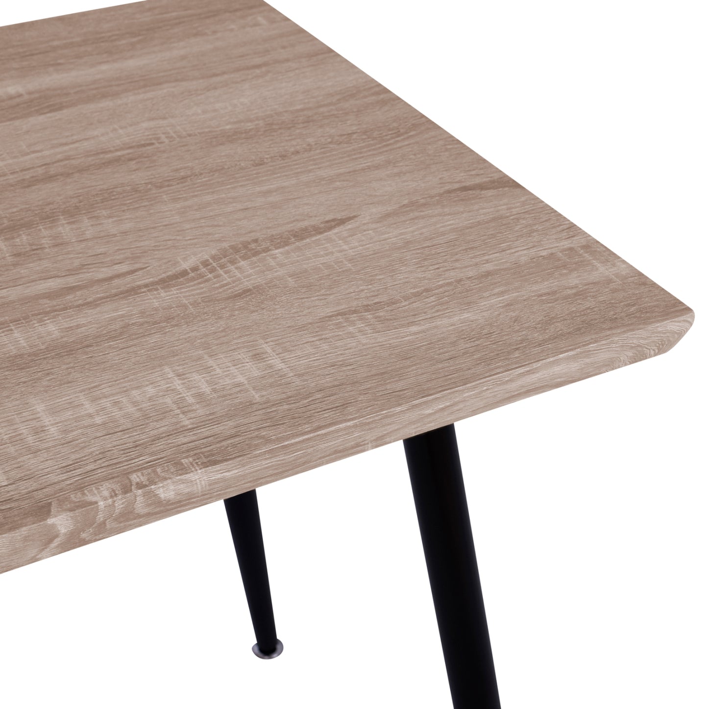 DINING TABLE PALOMA SONOMA BLACK LEGS 120x70x76,5