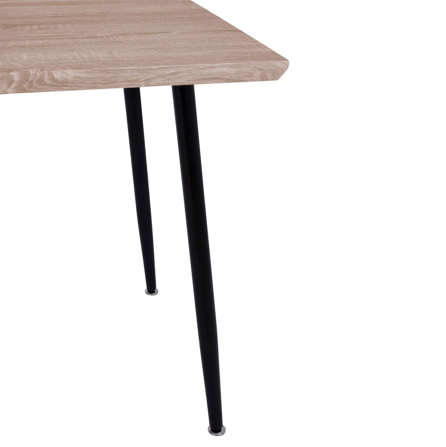DINING TABLE PALOMA SONOMA BLACK LEGS 120x70x76,5