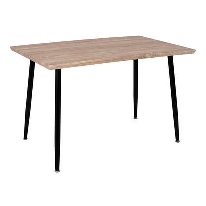 DINING TABLE PALOMA SONOMA BLACK LEGS 120x70x76,5