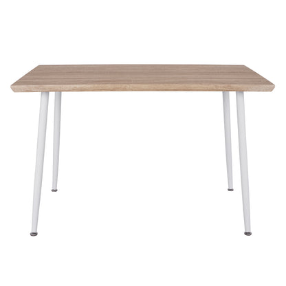 DINING TABLE PALOMA SONOMA WHITE LEGS 120x70x76,5